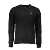 Gianmarco Venturi Black Cotton Sweater - Sweaters