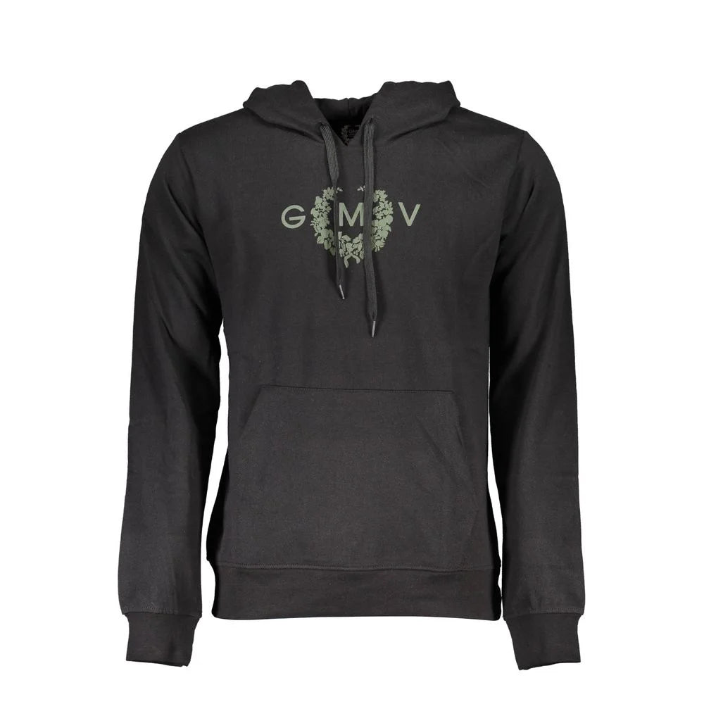 Gianmarco Venturi Black Cotton Sweatshirt