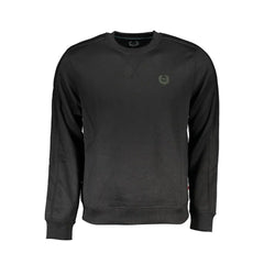 Gianmarco Venturi Black Cotton Sweatshirt - Sweatshirts