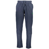Gianmarco Venturi Blue Cotton Pant - Training Pants