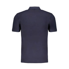 Gianmarco Venturi Blue Cotton Polo Shirt - Polos