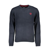 Gianmarco Venturi Blue Cotton Sweater - Sweaters
