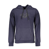 Gianmarco Venturi Blue Cotton Sweatshirt