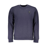 Gianmarco Venturi Blue Cotton Sweatshirt - Sweatshirts
