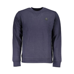 Gianmarco Venturi Blue Cotton Sweatshirt - Sweatshirts