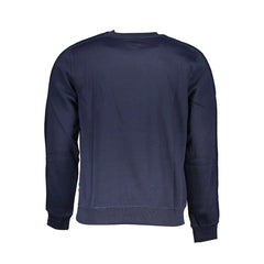 Gianmarco Venturi Blue Cotton Sweatshirt - Sweatshirts