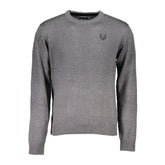 Gianmarco Venturi Gray Cotton Sweater - Sweaters
