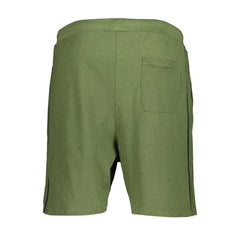 Gianmarco Venturi Green Cotton Pant - Jogger Shorts