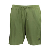 Gianmarco Venturi Green Cotton Pant - Jogger Shorts