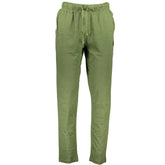 Gianmarco Venturi Green Cotton Pant - Training Pants