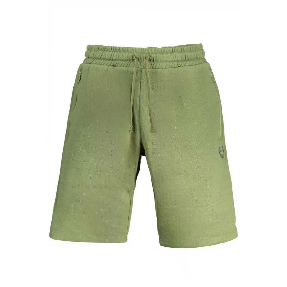 Gianmarco Venturi Green Cotton Pant - XL - Jogger Shorts