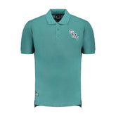Gianmarco Venturi Green Cotton Polo Shirt - Polos