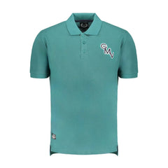 Gianmarco Venturi Green Cotton Polo Shirt - Polos