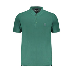 Gianmarco Venturi Green Cotton Polo Shirt - Polos