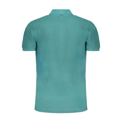 Gianmarco Venturi Green Cotton Polo Shirt - Polos