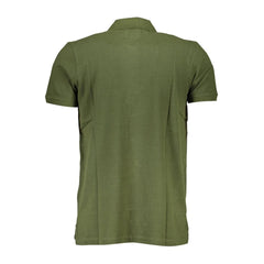 Gianmarco Venturi Green Cotton Polo Shirt - Polos