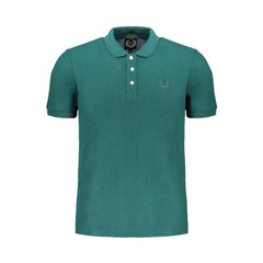 Gianmarco Venturi Green Cotton Polo Shirt - Polos
