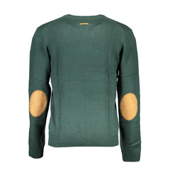 Gianmarco Venturi Green Cotton Sweater - Sweaters