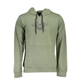 Gianmarco Venturi Green Cotton Sweatshirt - Hoodies