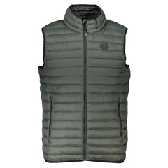 Gianmarco Venturi Green Polyamide Sleveless Jacket - Vests