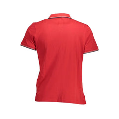Gianmarco Venturi Red Cotton Polo Shirt - M