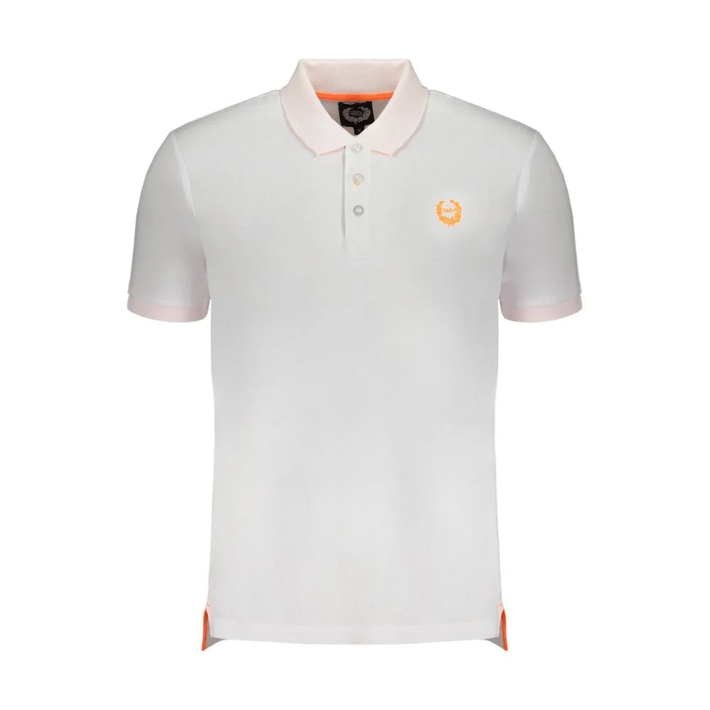 Gianmarco Venturi White Cotton Polo Shirt - Polos