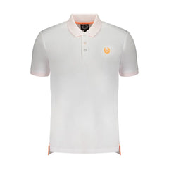 Gianmarco Venturi White Cotton Polo Shirt - Polos