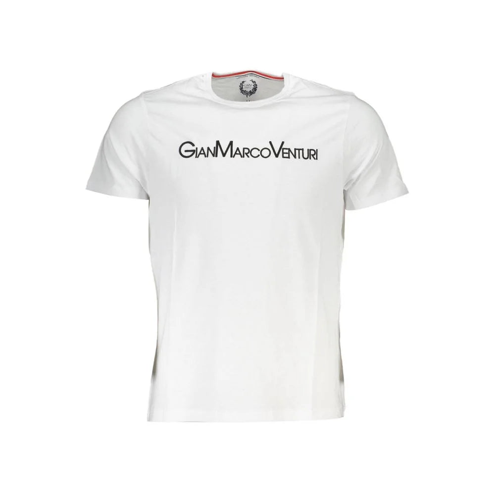 Gianmarco Venturi White Cotton T-Shirt - T-Shirts