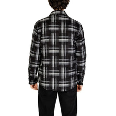 Gianni Lupo Black Polyester Jackets & Coat - 3XL