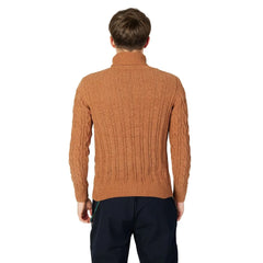 Gianni Lupo Brown Synthetic Turtleneck - IT44 | S