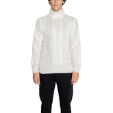 Gianni Lupo White Polyester Sweater - IT52 | XL