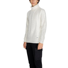 Gianni Lupo White Polyester Sweater - IT52 | XL