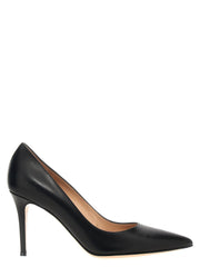 Gianvito Rossi Black Calfskin High Heel Pumps
