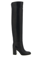 Gianvito Rossi Black Calfskin Over The Knee