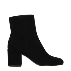 Gianvito Rossi Black Leather Ankle Boots