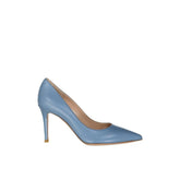 Gianvito Rossi Blue Leather High Heel Pumps - EU36/US6