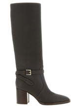 Gianvito Rossi Brown Calfskin Over The Knee