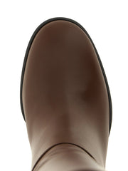 Gianvito Rossi Brown Calfskin Over The Knee - EU41/US11