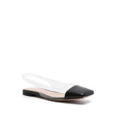 Gianvito Rossi Plexi Slingback Flats - Flats