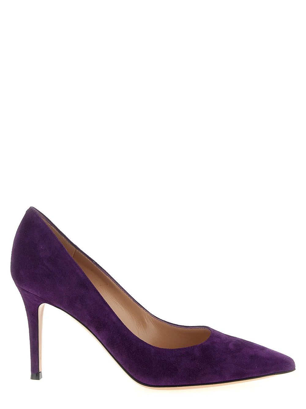 Gianvito Rossi Purple Suede Leather High Heel Pumps - EU36/US6
