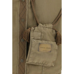 Giorgio Armani Bicolor Copper Denim Jacket - IT40 | M