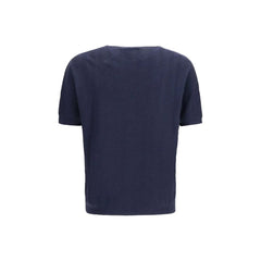 Giorgio Armani Blue Silk Sweatshirt - IT50 | L
