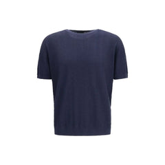 Giorgio Armani Blue Silk Sweatshirt - IT50 | L