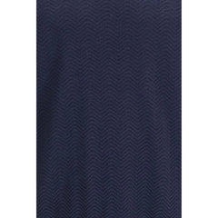 Giorgio Armani Blue Silk Sweatshirt - IT50 | L