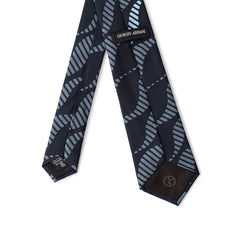 Giorgio Armani Blue Silk Ties & Bowty - One Size - Neckties