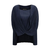 Giorgio Armani Blue Viscose Pattern Shirt - IT46|XL