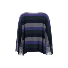Giorgio Armani Blue Viscose Sweater - IT46|XL