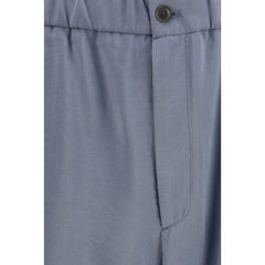 Giorgio Armani Harmaa Silkkinen Housut - IT46 | S