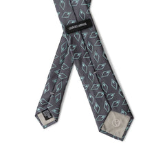Giorgio Armani Gray Silk Ty - Neckties