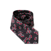 Giorgio Armani Gray Silk Ty - Neckties